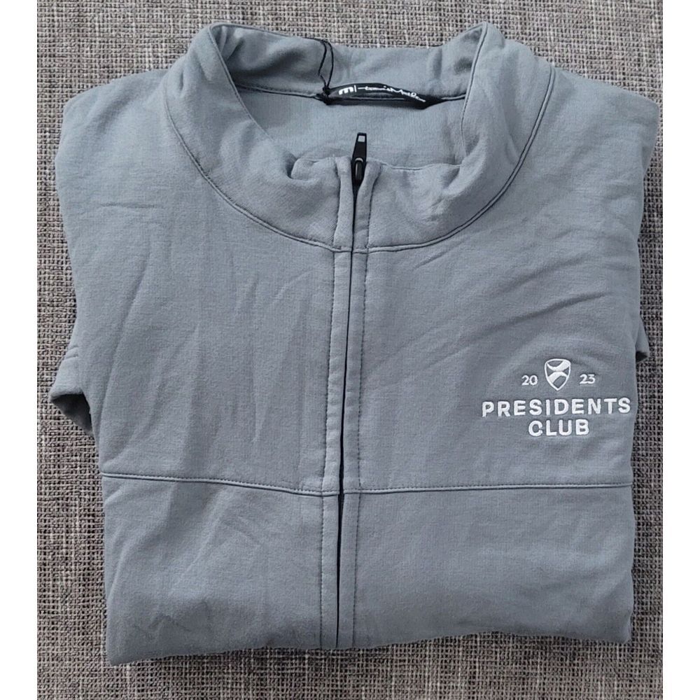 NWT Travis Mathew Men's Newport Full-Zip‎ Grey Golf Jacket Size XXL